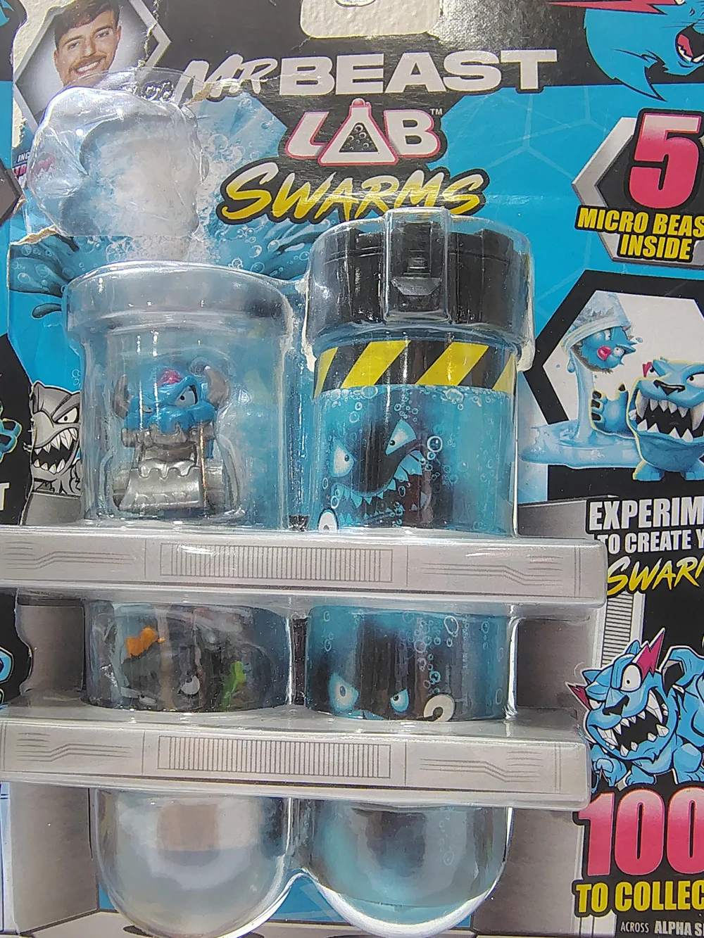 MrBeast Lab Swarms Lot (3 Packs) - Incomplete / 4 Figures Per Pack